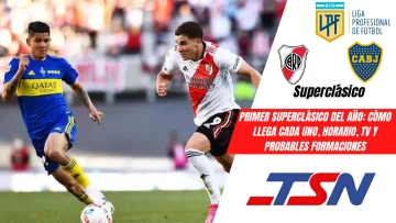 El país se paraliza con el primer Superclásico del año entre River-Boca