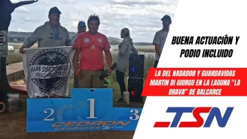 Martin Di Giorgo fue 1° en su categoría en la laguna La Brava de Balcarce