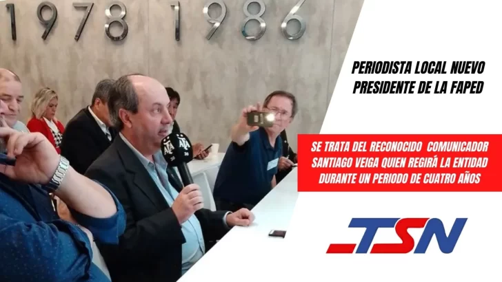 Santiago Veiga elegido como nuevo presidente de la FAPED