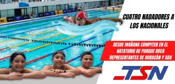 Nadadores de ADA y Huracán a los nacionales de la disciplina en el Parque Roca
