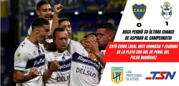 Boca perdió su ultima chance al caer dorratada ante Gimnasia de La Plata