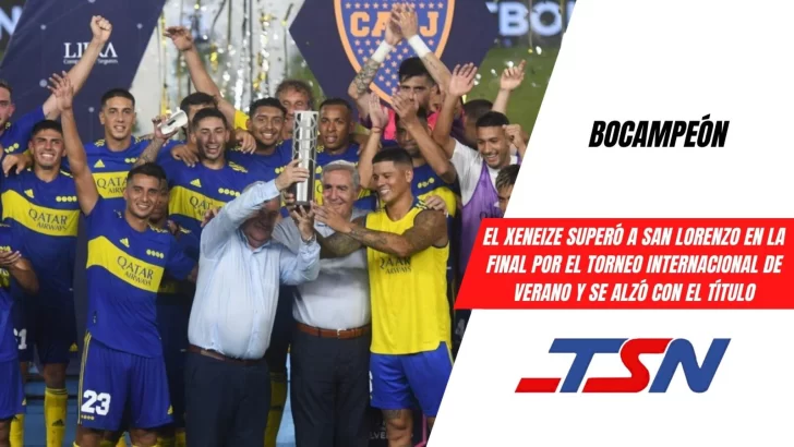 Boca campeón del torneo internacional de verano al derrotar a San Lorenzo