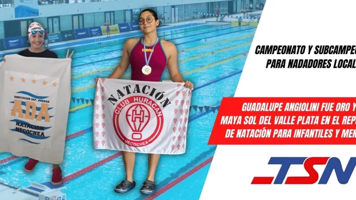 Guadalupe Angiolini campeona nacional en el República de natación