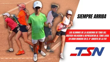 El tenis de la academia del Náutico protagonista en Mar del Plata