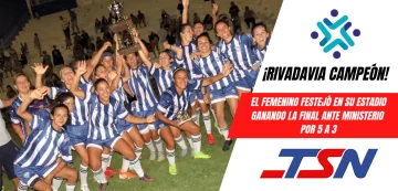Rivadavia se quedó con el titulo de campeón del futbol femenino