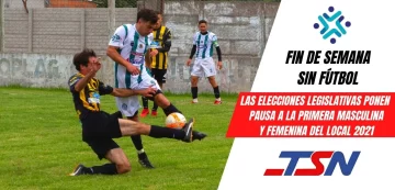 Sin fútbol de primera masculino y femenino este fin de semana