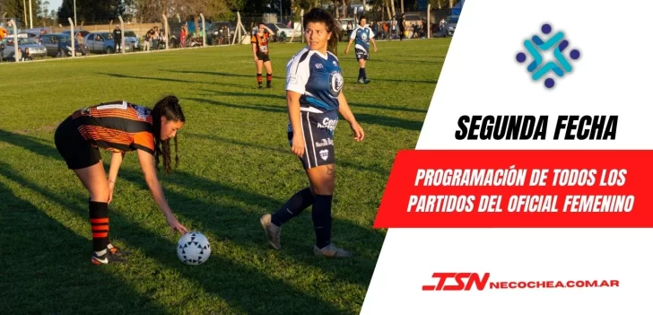 Programación de la cita dos del oficial del fútbol femenino