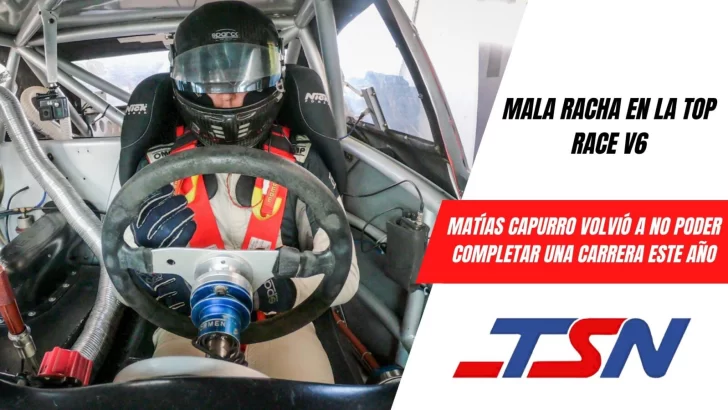 Racha negativa para Matías Capurro en la segunda del Top Race V6