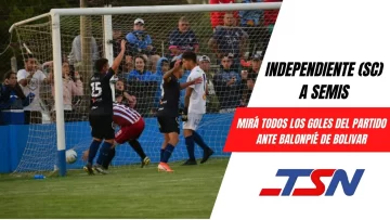 Mirá todos los goles de la victoria de Independiente (SC) ante Balonpié de Bolivar y pasó a semis