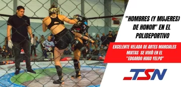 Las artes marciales mixtas tuvieron su domingo en el Polideportivo