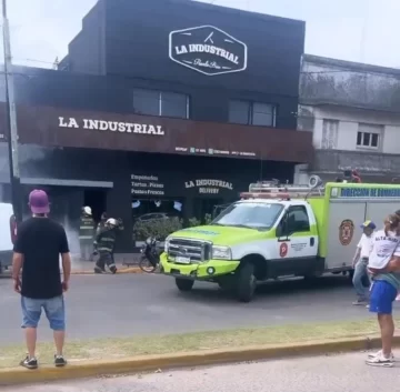 Principio de incendio en la Industrial