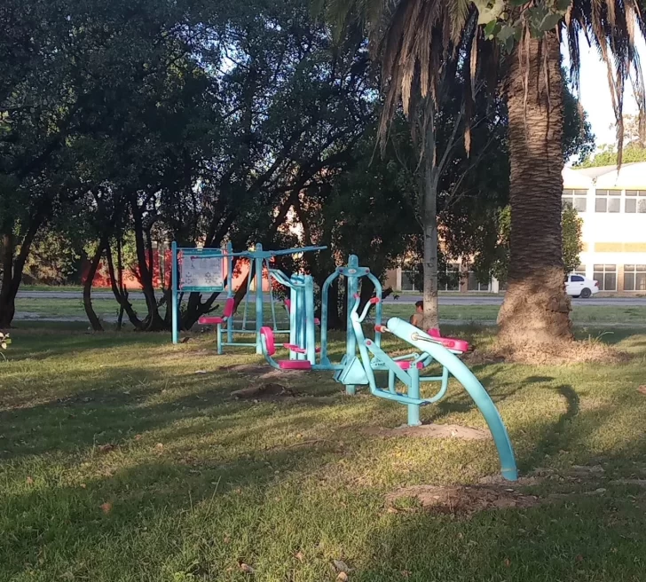 Instalaron una plaza saludable en el Hospital Taraborelli