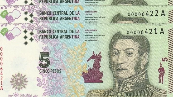Billetes de 5 pesos: nuevo anuncio sobre el plazo de circulación
