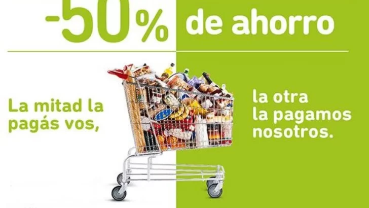 Descuentos del 50% en supermercados