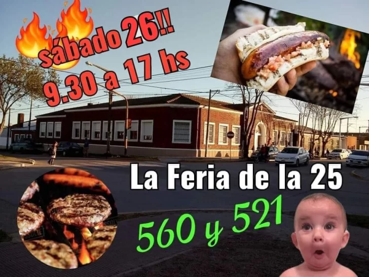 Peña y feria en la Escuela 25 de Quequén