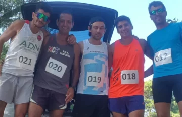 El necochenses Giunti ganó la carrera en homenaje a Lobería