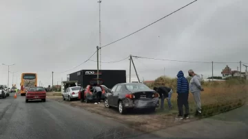 Choque en cadena en la ruta 11: al menos 7 autos involucrados