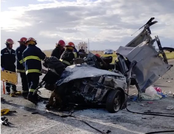 Un muerto en choque frontal en Ruta 88