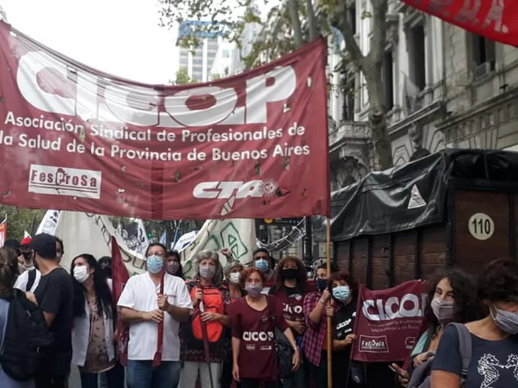 La Cicop protesta hoy y va a un paro el 3 de diciembre por la inmediata reapertura de la paritaria