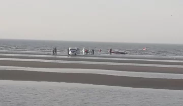 Hallaron el cuerpo del kitesurfista desaparecido el sábado en el Río de la Plata