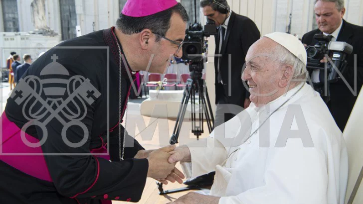El Obispo Gabriel Mestre se reunió con el Papa Francisco