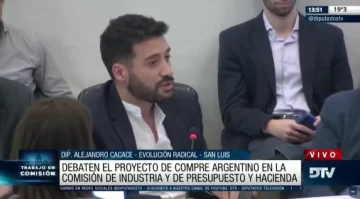 Diputados continúa trabajando la Ley de Compre Argentino