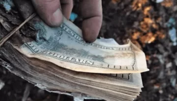 Trabajadores municipales encontraron miles de dólares en un basural