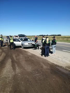 Operativo antidroga en Ruta 88