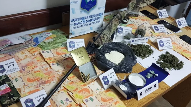 Hermanos detenidos en Lobería: tenían marihuana y cocaína en su poder