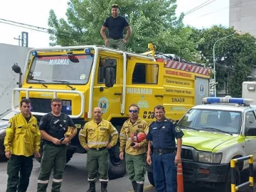 El jefe de bomberos de Fernández viaja a combatir los incendios de Corrientes