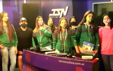 Estudiantes de Juan N. Fernández visitaron los estudios de TSN