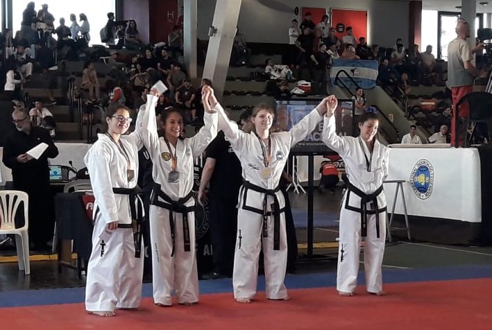 Medallas de oro para Rocío Costa y Alejandro Moran en el Nacional de Taekwondo
