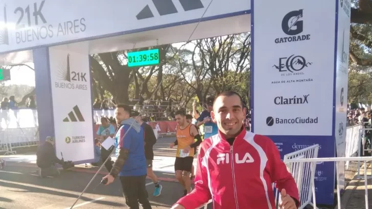 Federico Santibáñez tras la Media Maratón: “Estoy más que feliz por todo el esfuerzo hecho”
