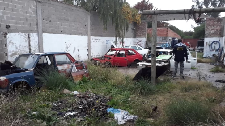Secuestran Fiat 147 adulterados, autopartes y patentes