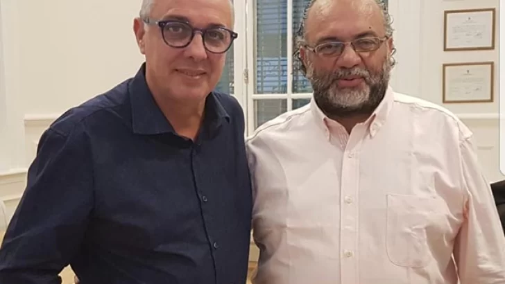 Roberto Gómez se reunió con el intendente de Tigre, Julio Zamora