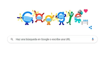 Google cambió su doodle para recordar las medidas de prevención contra el coronavirus