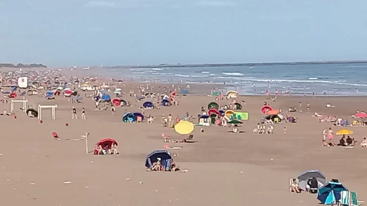 La playa como en verano: fotos y videos de un caluroso domingo