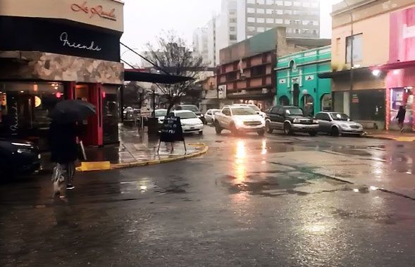 Domingo de frío y lluvia