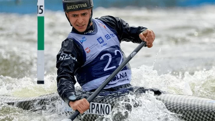 Manuel Trípano y Nerea Castiglione alcanzaron semifinales en el Mundial de canotaje slalom
