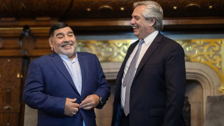 Alberto Fernández: “Maradona ha trascendido todo, sólo nos hizo felices”