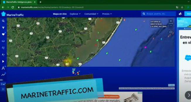 Marine Traffic: recorridos marítimos con información en tiempo real