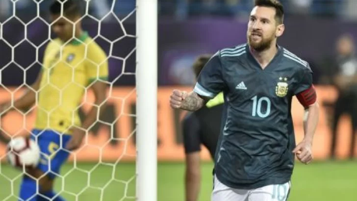 Con la vuelta de Messi, Argentina le ganó a Brasil