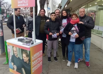 Migueles recorrió el centro y sumó el apoyo de Giri