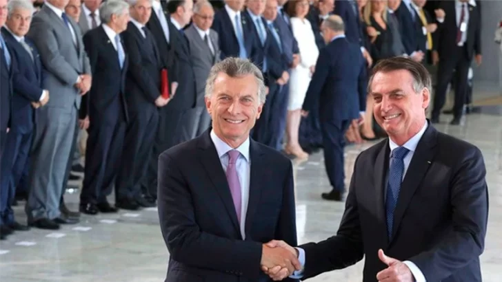 Fuerte respaldo de Jair Bolsonaro a Mauricio Macri