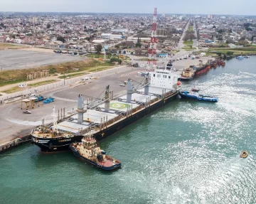 Puerto Quequén superó las cinco millones de toneladas