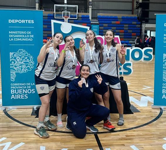 Medalla de bronce para las chicas del básquet 3×3 de Rivadavia en la Copa Buenos Aires