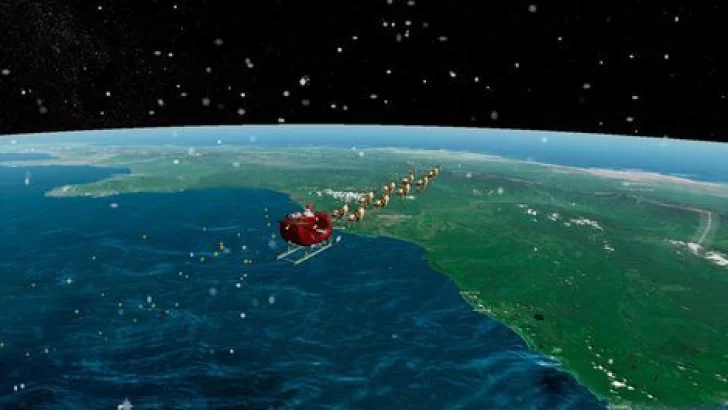 Navidad: Google creó una plataforma para seguir el recorrido de Papá Noel