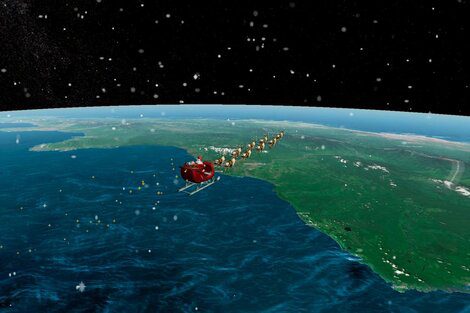 Navidad: Google creó una plataforma para seguir el recorrido de Papá Noel
