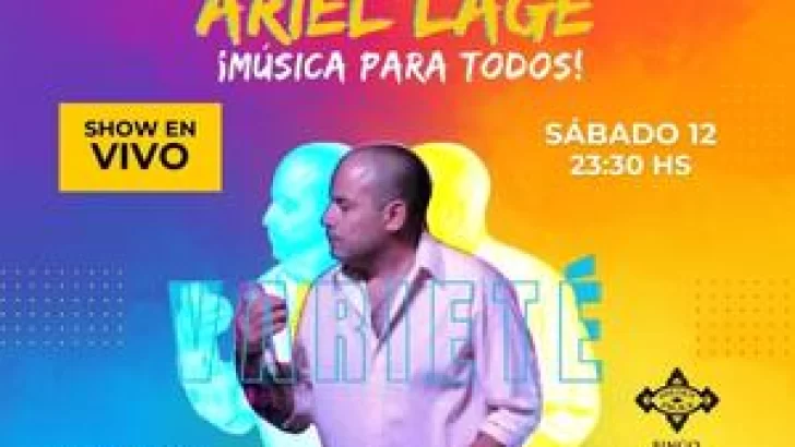 Ariel Lage llega este sábado al Bingo Golden Place