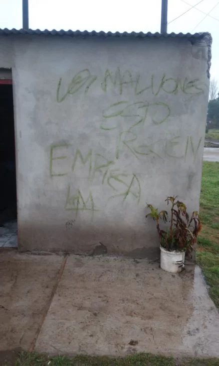 Denuncian vandalismo y amenazas en una Unida Barrial